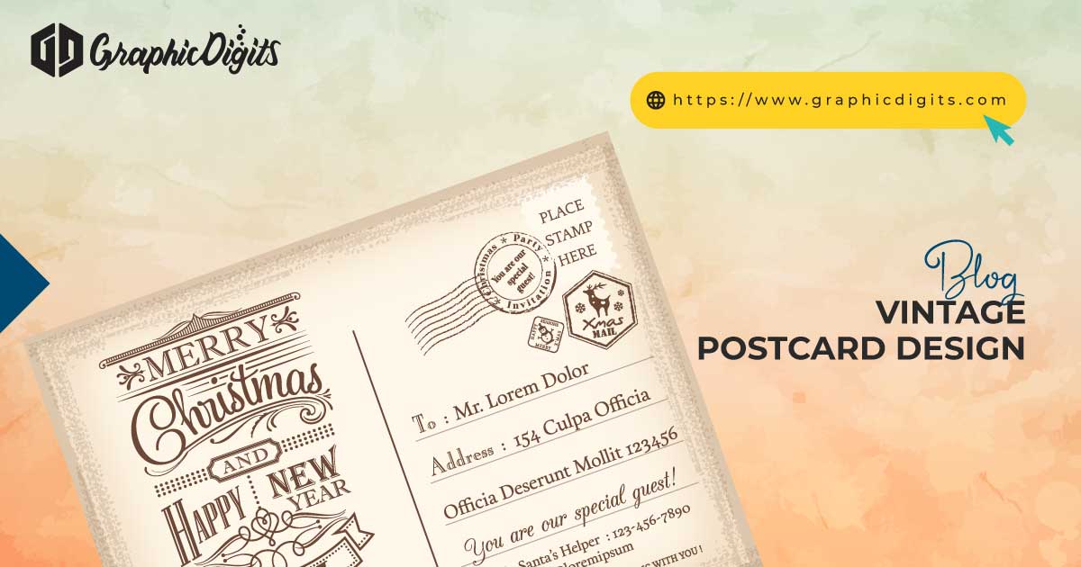 Vintage Postcard Design - Design Services