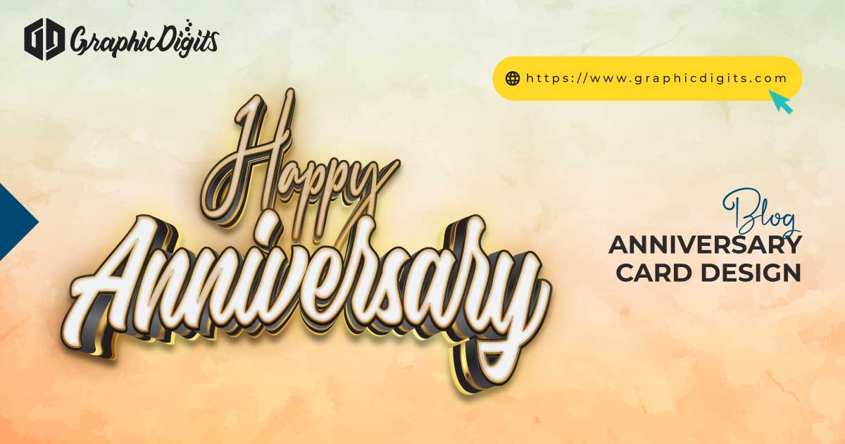 Anniversary Card Design - Design Services