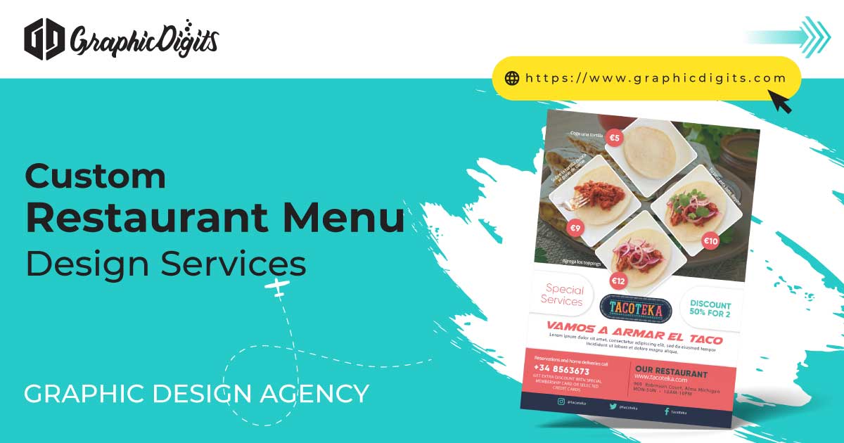 Custom Restaurant Menu Design - Design Services