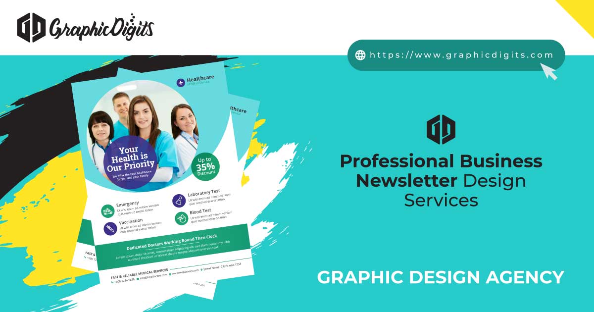 Professional Business Newsletter Design